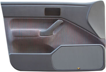 P.M. Modifiche POKET Doorboards Ford Escort für 3 und 5 Türer vor 1995 (1x165 mm)