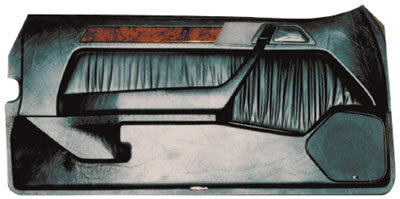 P.M. Modifiche POKET Doorboards Mercedes W 124 Coupé (1x165 mm)