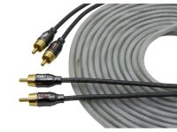 AIV Connect SILVERADO 2-Kanal Cinch-Kabel, 5,5 m - Transparent - frosted look