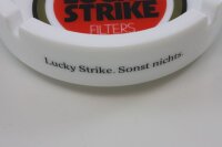 Lucky Strike Aschenbecher groß, Glas-Ascher made in France