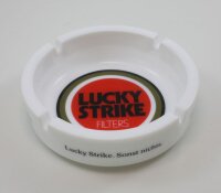 Lucky Strike Aschenbecher groß, Glas-Ascher made in France