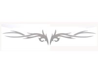 AIV Angelwings Aufkleber silber groß