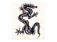 AIV Dragon Aufkleber schwarz