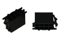 ISO-Strom Buchsengeh&auml;use 8-polig schwarz 10er Pack