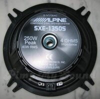 Alpine SXE-1350 Tieftönerpaar