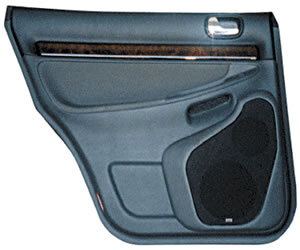 P.M. Modifiche POKET Doorboards Audi A4 (1x165 mm f&uuml;r die Hintert&uuml;ren)