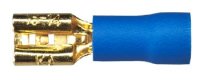Sinus Live Flachstecker 4,8 mm, blau, f&uuml;r Kabel 2,5 - 4 mm&sup2;