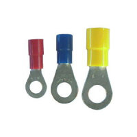 Ringkabelschuhe M5, gelb, Kabel bis 6,0qmm, 100 Stück