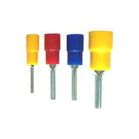 Stiftkabelschuhe, gelb, Kabel bis 6,0qmm, 100 Stück