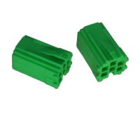 Mini-ISO-Buchsengehäuse grün 6-pol. 10er Pack