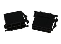 ISO-Strom Buchsengehäuse 8-polig schwarz 1 Stück