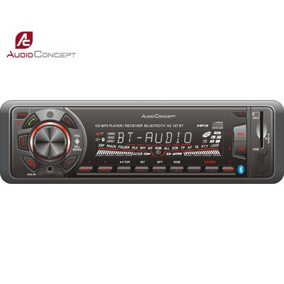 AudioConcept AC 127BT CD/MP3/WMA/SD/MMC/USB/AUX Bluetooth/A2DP Tuner