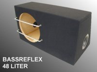 Bassreflex-Subwoofergehäuse, 48 Liter